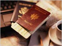 Photo of a passport